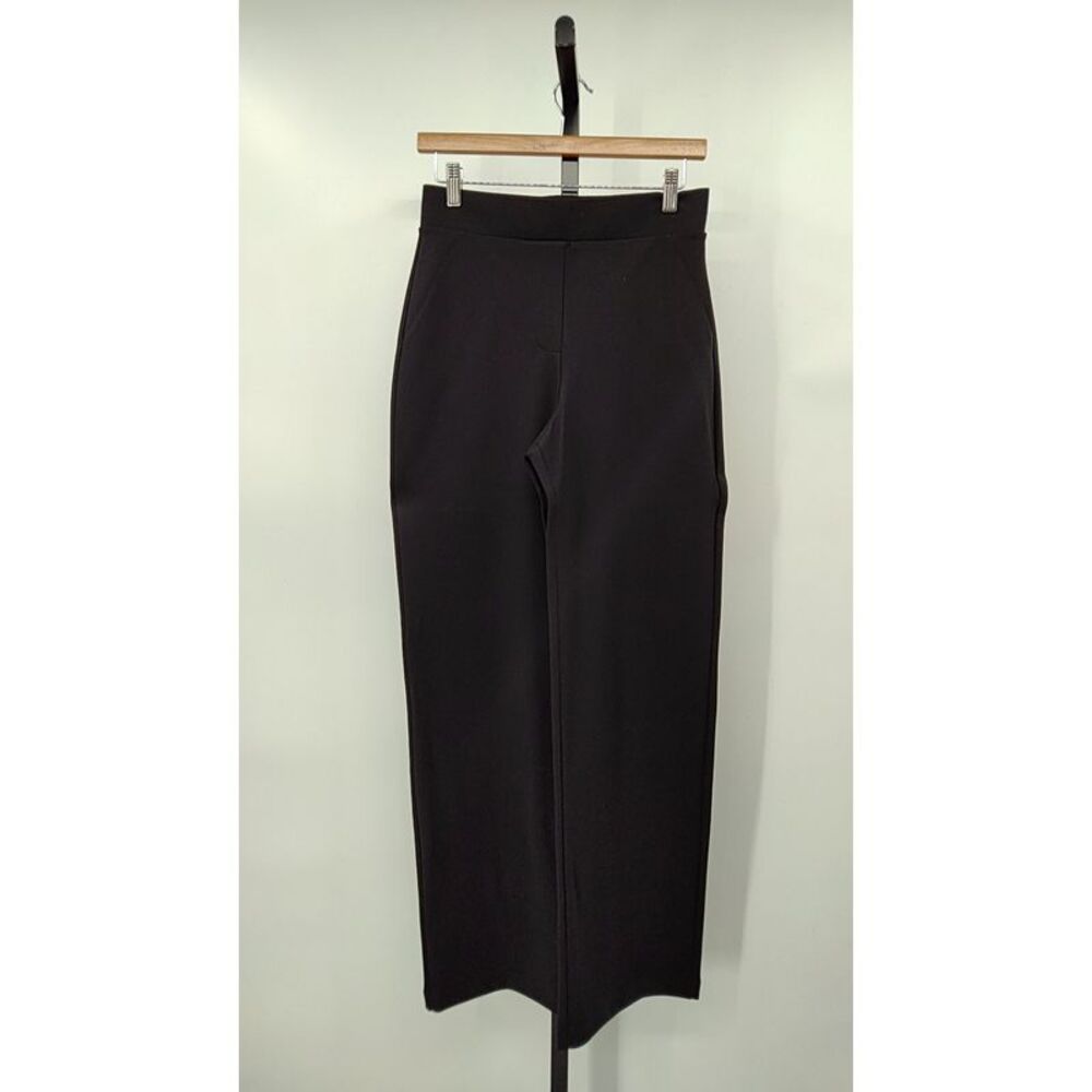 Quince Black Wide-Leg Pants